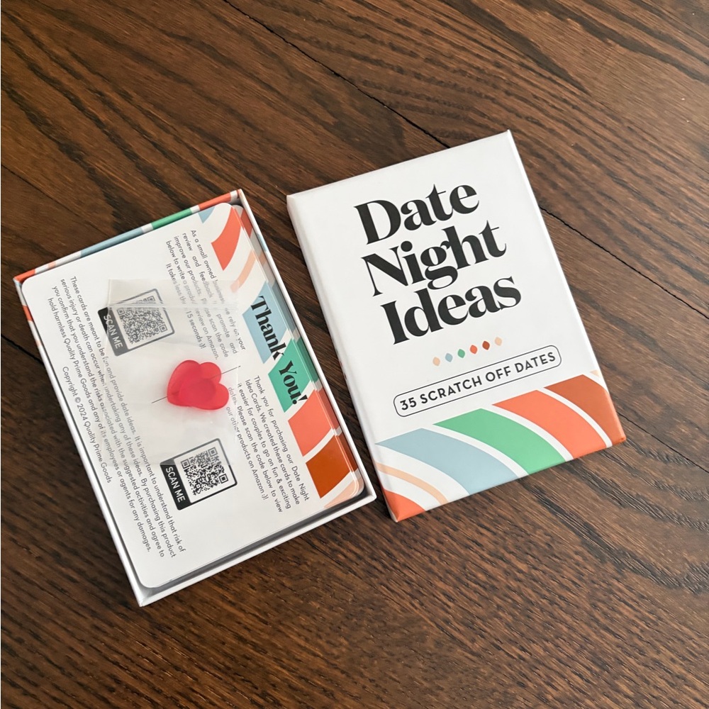Date Night Ideas Card Game - Multicolor